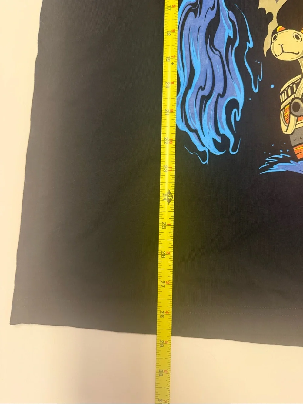 Allegory Straw Hats One Piece Graphic Tee Black Anime Shirt Size Large